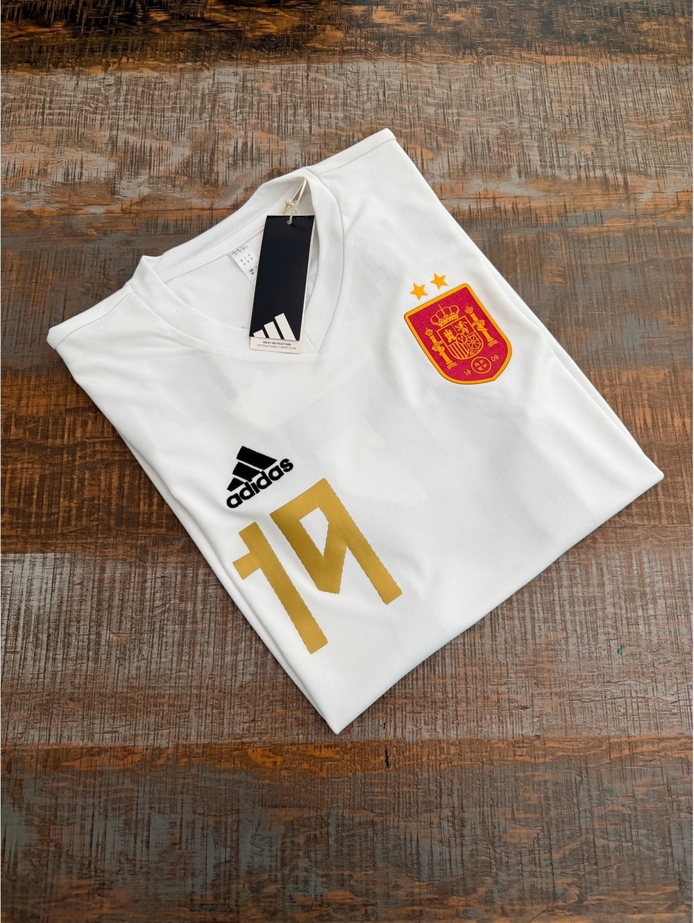 2 Starts World Champions Lamine Yamal Spain Adidas Jersey Medium